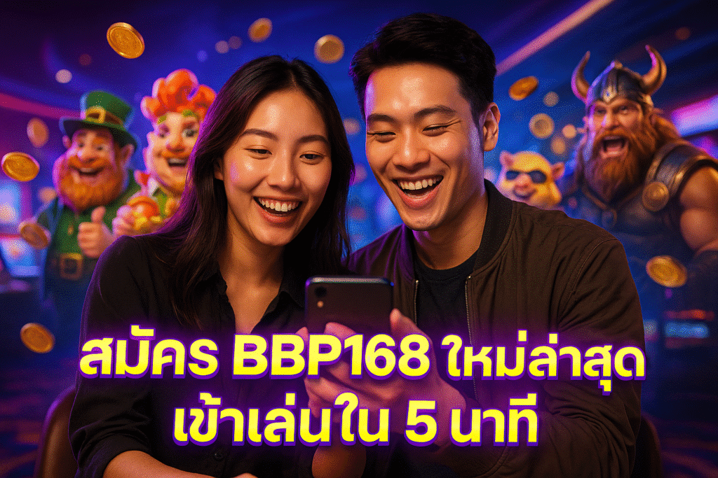 สมัคร BBP168 ใหม่ล่าสุด เข้าเล่นใน 5 นาที